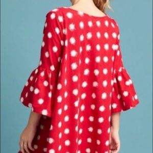 Norblack norwhite dress Anthropologie